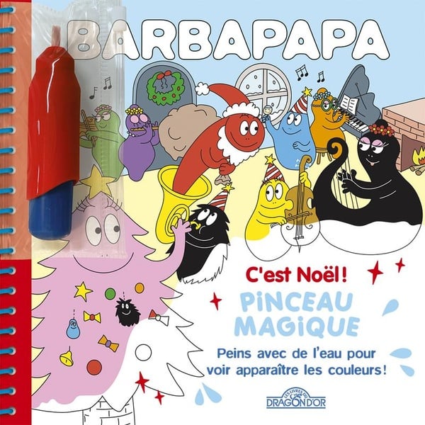 Barbapapa : pinceau magique : c'est Noël !