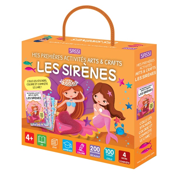 Mes premières activités arts & crafts : les sirènes