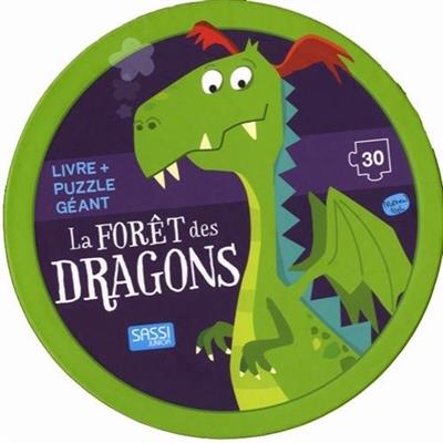 La forêt des dragons - 1 puzzle géant + 1 livre