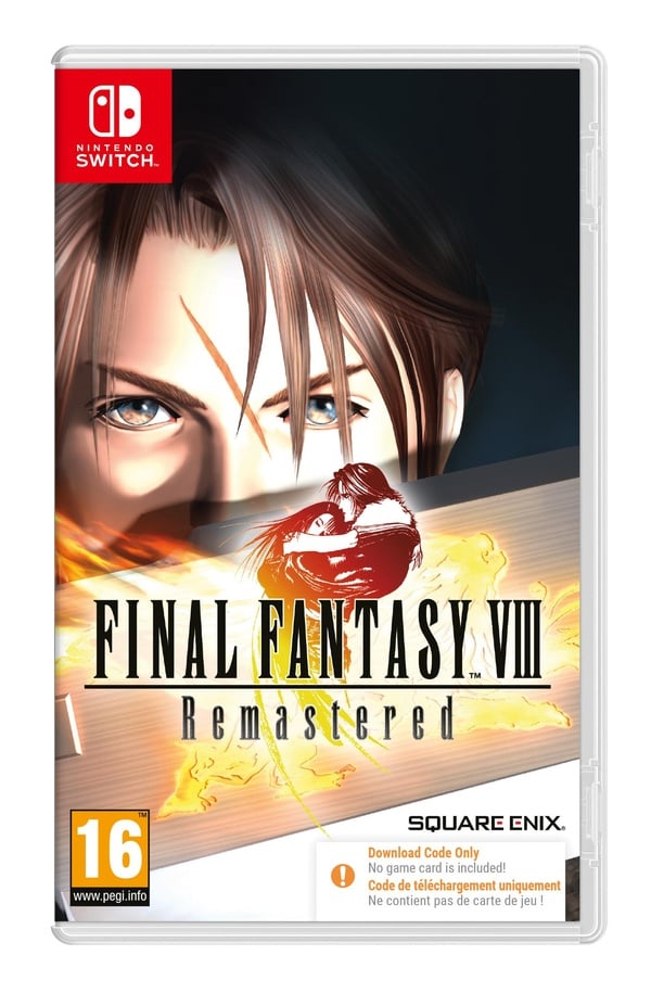 Final Fantasy VIII Remastered Code in a box Nintendo Switch - vue 3