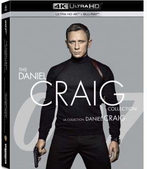 James Bond 007 - La collection Daniel Craig : Casino Royale + Quantum of Solace + Skyfall + Spectre