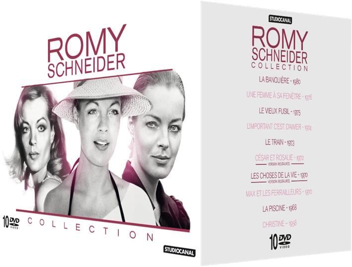 Romy Schneider - La Collection : La banquière + Le train + Une femme à sa fenêtre + Les choses de la vie + César et Rosalie + Max et les ferrailleurs + La piscine + Le vieux fusil + L'important c'est d'aimer + Christine