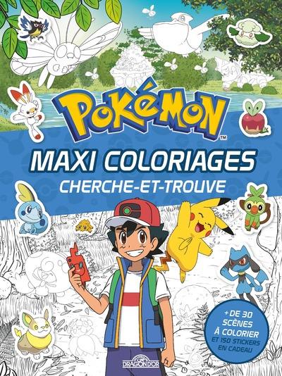 Pokemon - maxi coloriages cherche-et-trouve