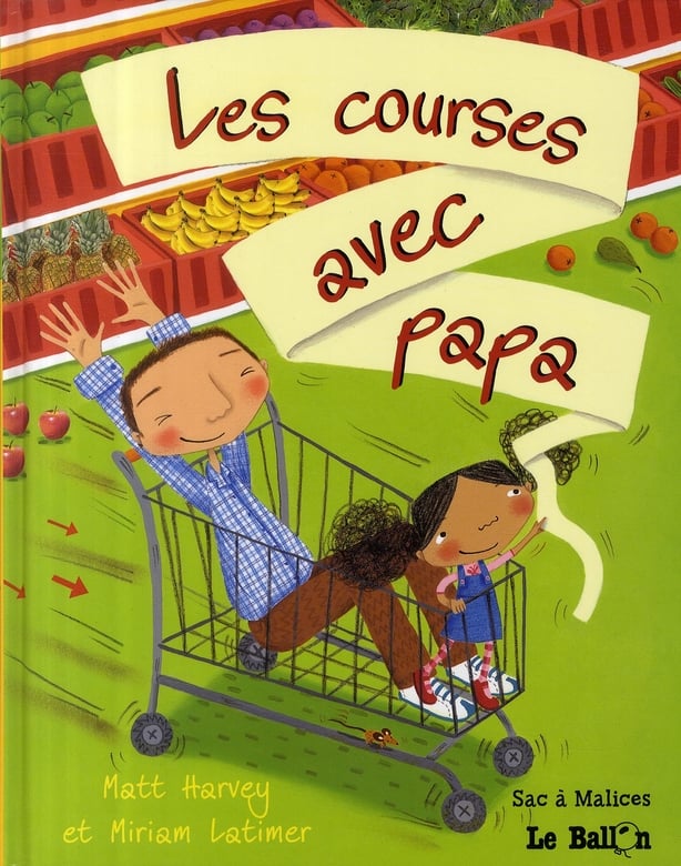 Sac à malice - les courses avec papa