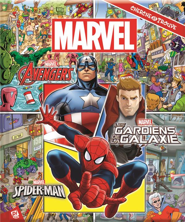 Cherche et trouve Tome 29 : Marvel - les gardiens de la galaxie - Spider-Man - Avengers