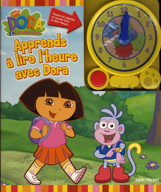 Apprends à lire l'heure avec dora