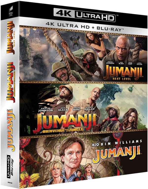 Jumanji + Jumanji : Bienvenue dans la jungle + Jumanji : Next Level