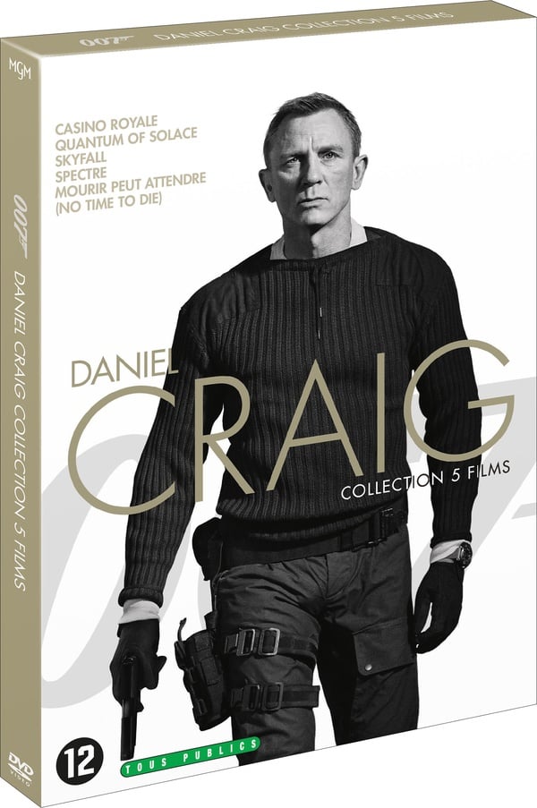 James Bond 007 - La collection Daniel Craig : Casino Royale + Quantum of Solace + Skyfall + Spectre + Mourir peut attendre