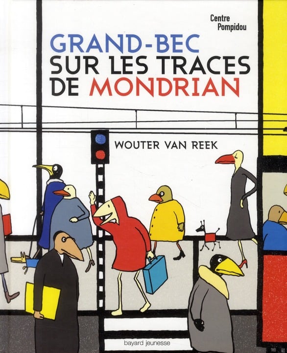 Grand-bec sur les traces de mondrian