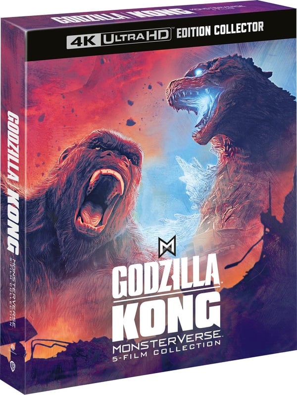 MonsterVerse - Godzilla/Kong - 5 films : Godzilla + Godzilla : Roi des monstres + Kong : Skull Island + Godzilla vs Kong + Godzilla x Kong : Le Nouvel Empire