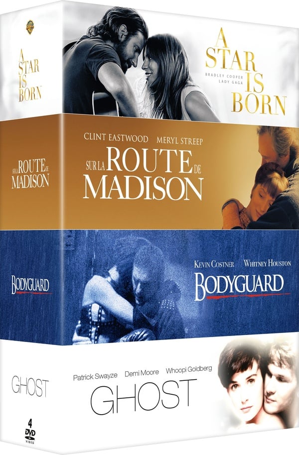 A Star Is Born + Ghost + Sur la route de Madison + Bodyguard