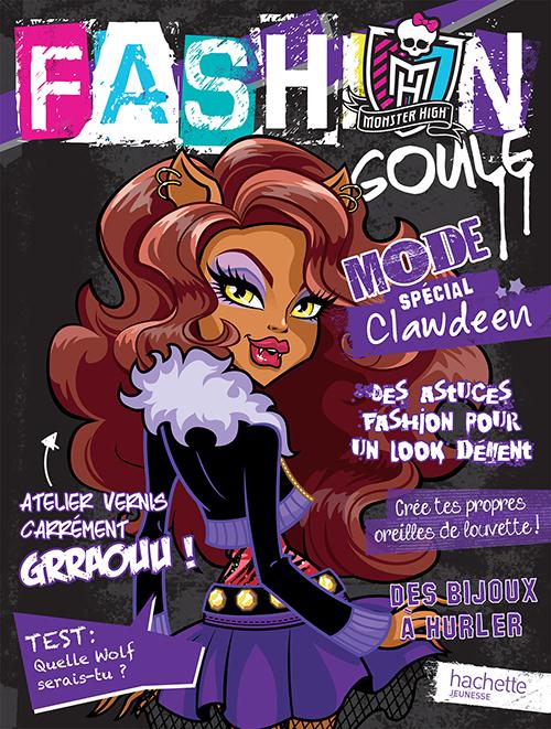 Monster high - fashion goule clawdeen + vernis