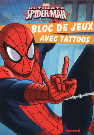 Ultimate spider-man - bloc de jeux avec tattoos