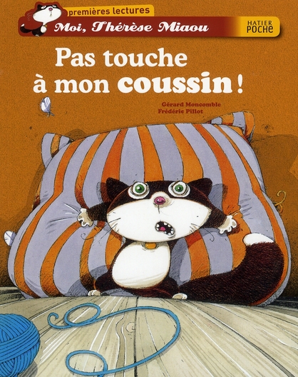 Moi, thérèse miaou - pas touche à mon coussin !