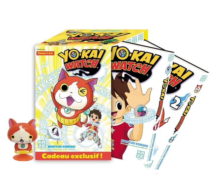 Yo-kai watch - coffret t.1 a t.5