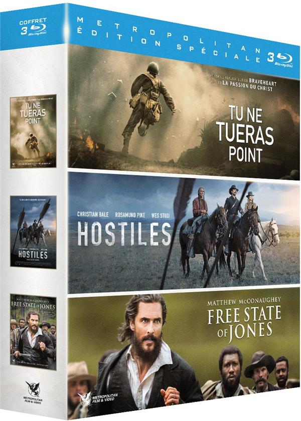 Aventure : Tu ne tueras point + Hostiles + Free State of Jones