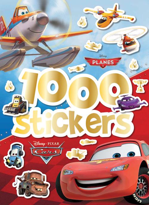 1000 stickers - cars - planes