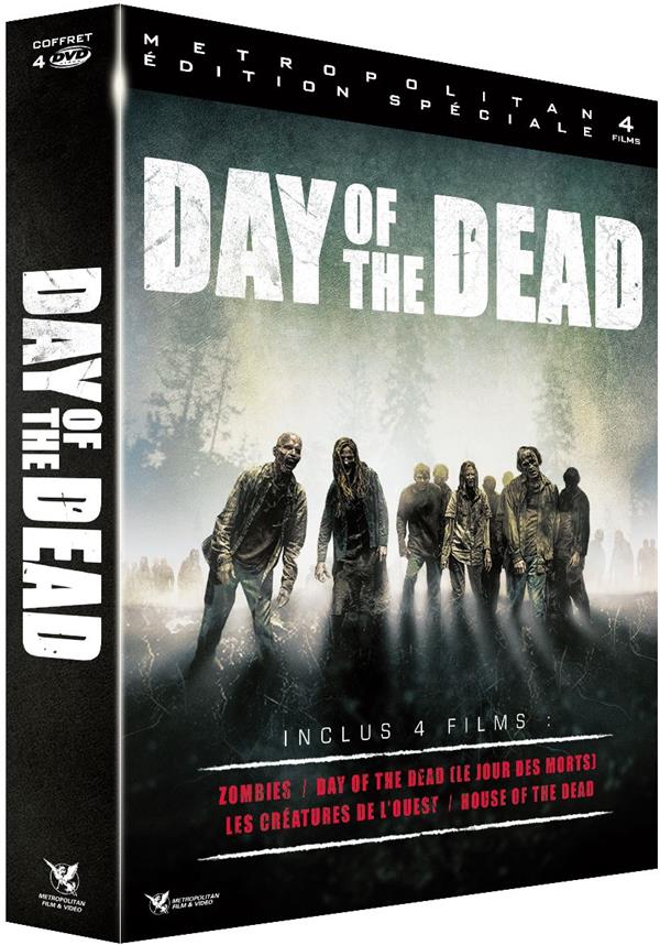 Day of the Dead - Coffret 4 Films : Zombies + Le Jour des Morts + Les Créatures de l'Ouest + House of the Dead