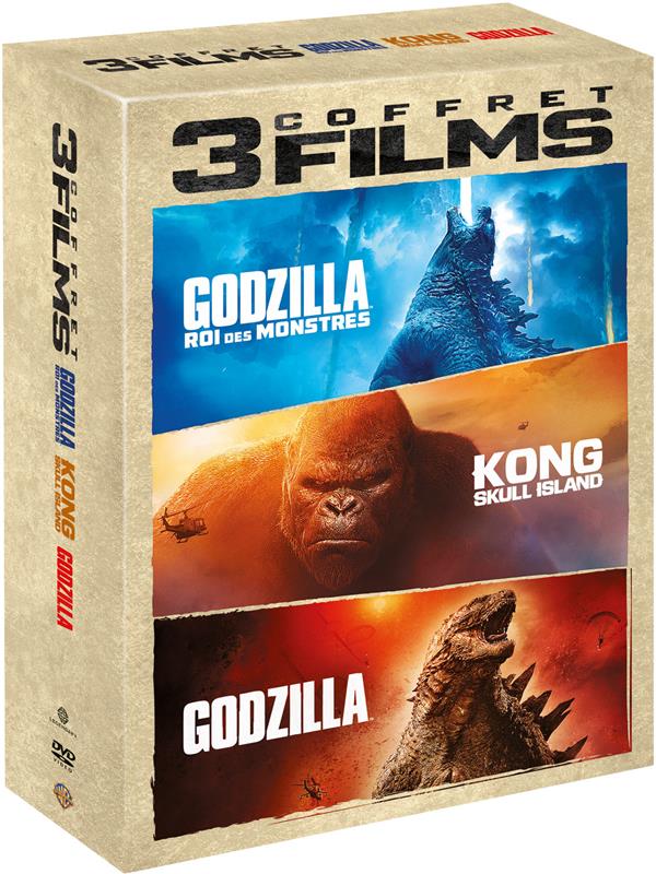 Godzilla + Godzilla : Roi des monstres + Kong : Skull Island