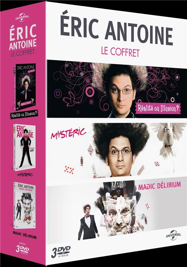 Éric Antoine, le coffret : Magic Déirium + Mystéric + Réalité ou illusion ?