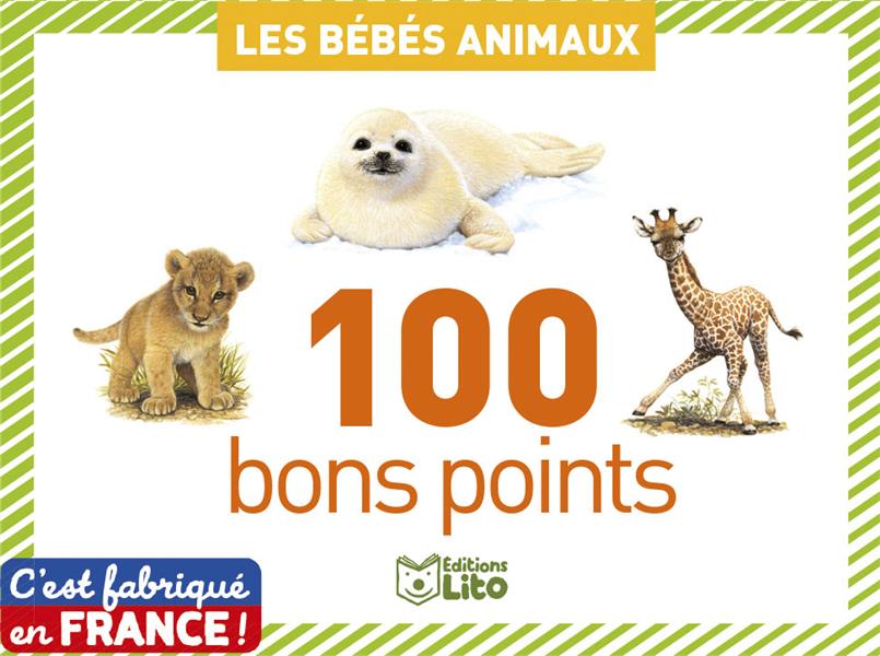 Boîte de 100 bons points : les bébés animaux