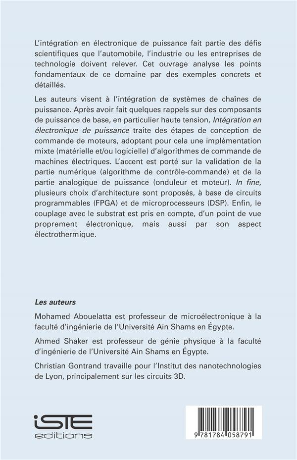 Intégration en électronique de puissance