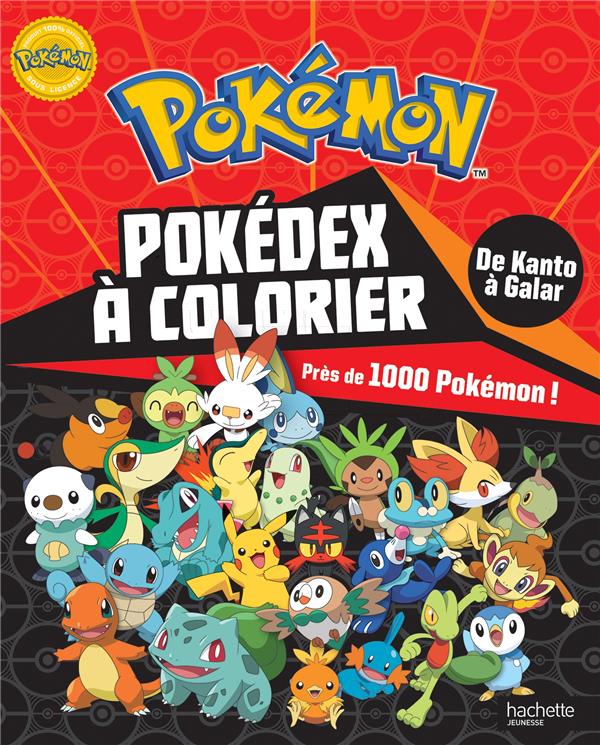 Pokemon - pokedex de kanto a galar a colorier