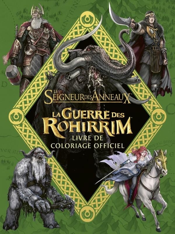 Le Seigneur des Anneaux : La Guerre des Rohirrim - Livre de coloriage officiel