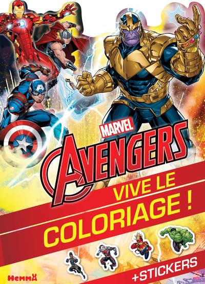 Vive le coloriage ! - avengers - thanos et avengers à l'arrière