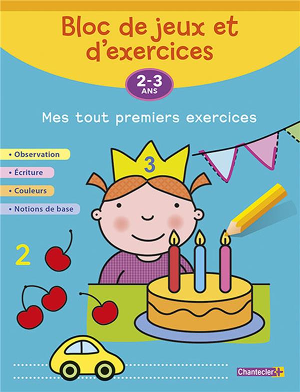 BLOC DE JEUX ET D'EXERCICES : mes tout premiers exercices