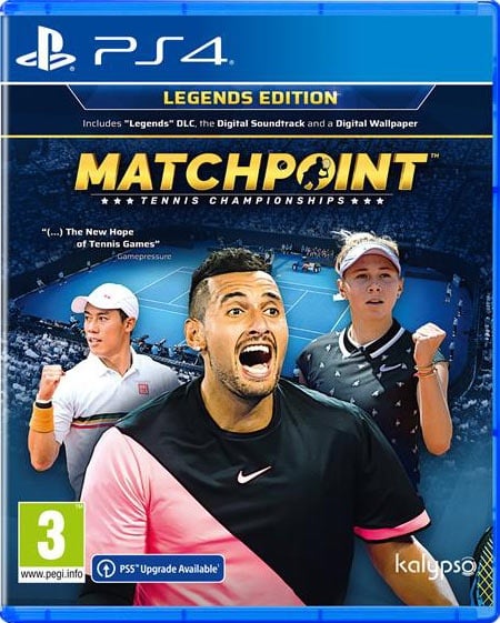 Matchpoint Tennis Championships Legends Editions Jeu PS4 - vue 10