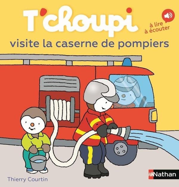 T'choupi visite la caserne des pompiers