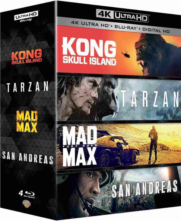 Kong : Skull Island + Tarzan + Mad Max : Fury Road + San Andreas