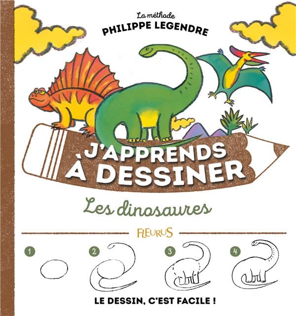 J'apprends à dessiner : les dinosaures