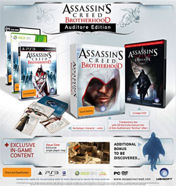 ASSASSIN' CREED BROTHERHOOD AUDITORE / Jeu X360
