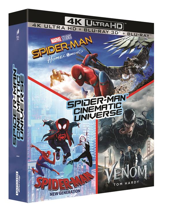 Spider-Man Cinematic Universe : Spider-Man Homecoming + Spider-Man New Generation + Venom