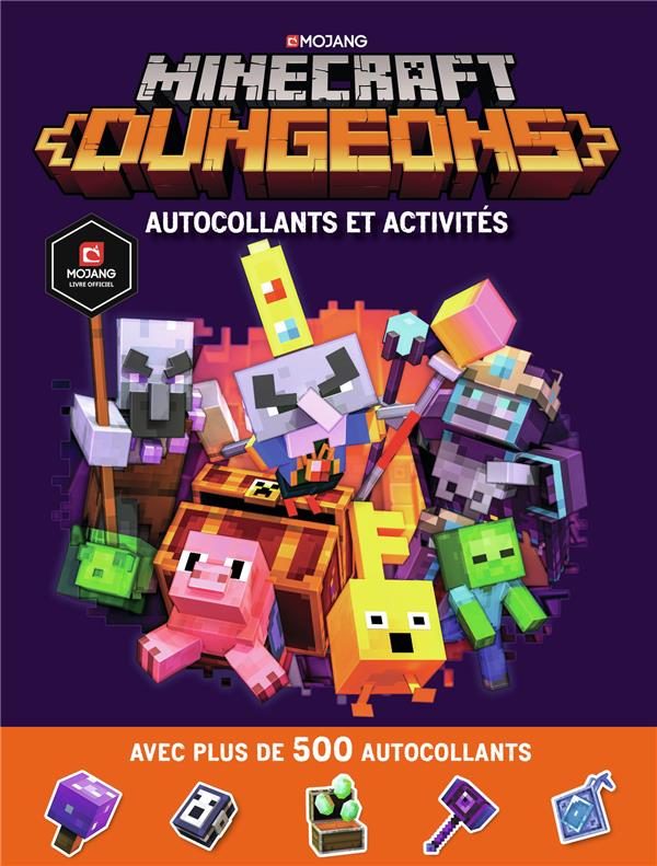 Minecraft : dungeons autocollants et activités