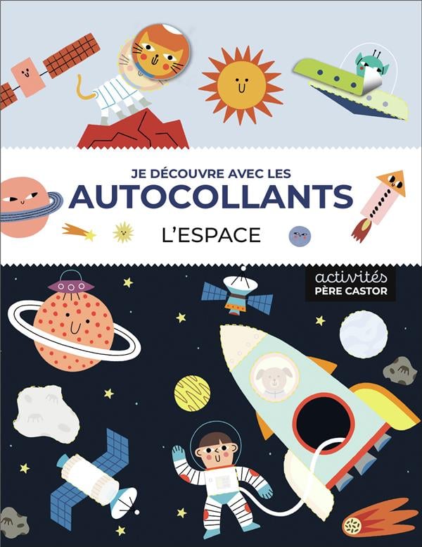 Je découvre avec les autocollants - L'espace