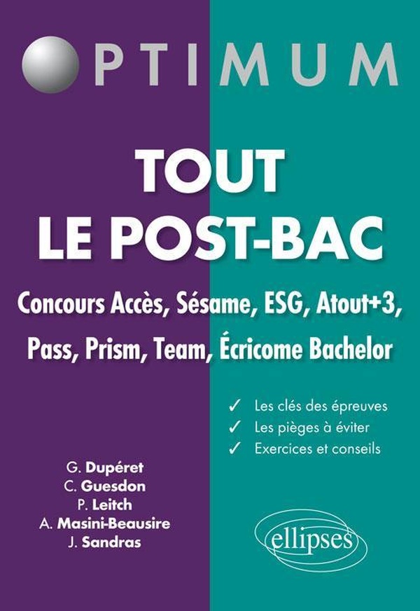 Dupéret Guillaume Tout Le Post-Bac