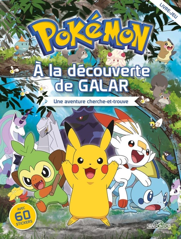 Pokémon - à la découverte de Galar : une aventure cherche-et-trouve