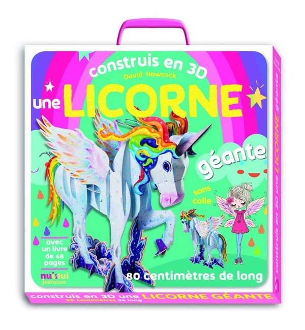 Construis en 3D : une licorne géante