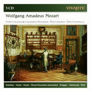 Mozart: violin concertos & concertante movements- flute concertos- horn concerto