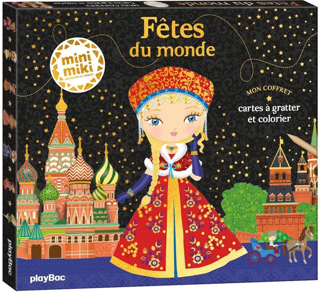 Fêtes du monde - cartes à gratter et à colorier