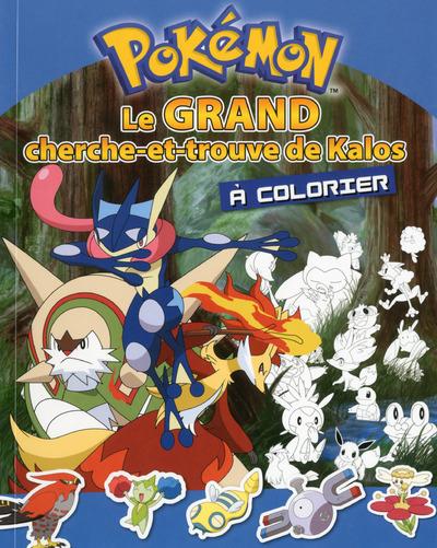 Pokémon - le grand cherche-et-trouve de kalos à colorier