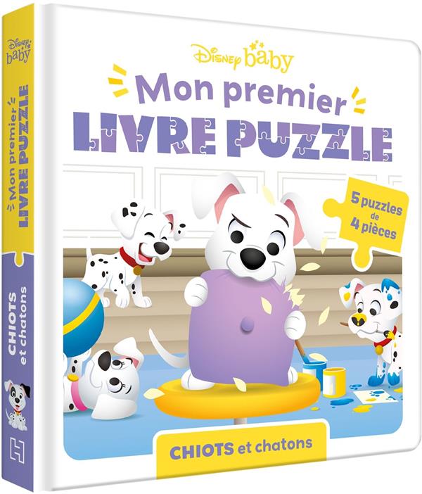 Mon premier livre puzzle : Disney Baby : chiots et chatons