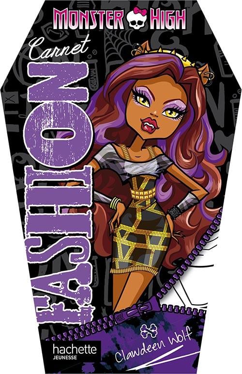 Carnet fashion monster high - clawdeen wolf