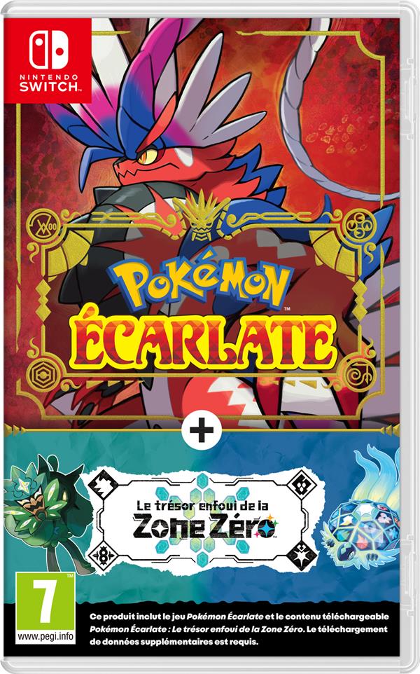 Pack Pokémon Écarlate + Pokémon Écarlate : Le trésor enfoui de la Zone Zéro