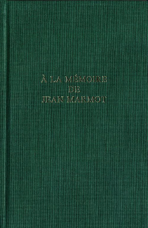 Robert Fonteneau A La Mémoire De Jean Marmot - Pack En 2 Volumes