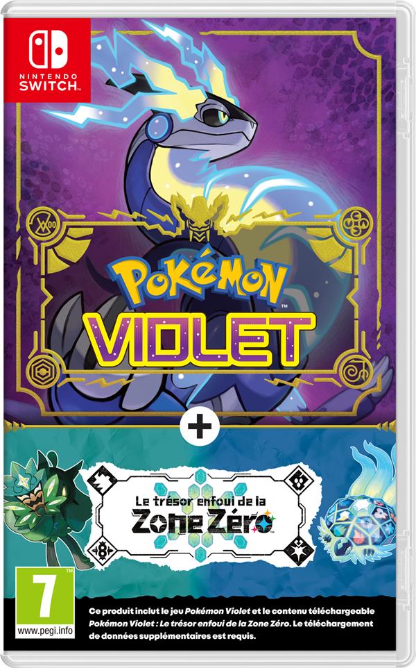 Pack Pokémon Violet + Pokémon Violet : Le trésor enfoui de la Zone Zéro