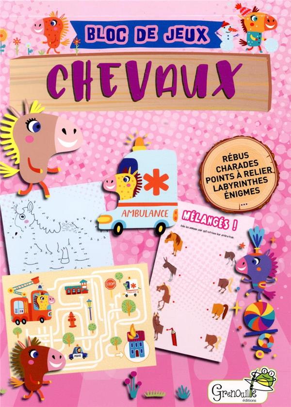 Bloc de jeux - chevaux